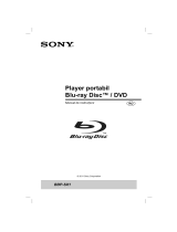 Sony BDP-SX1 Instrucțiuni de utilizare