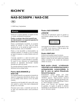 Sony NAS-SC500PK Instrucțiuni de utilizare