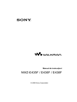 Sony NWZ-E436F Instrucțiuni de utilizare