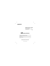 Sony NWZ-E355 Instrucțiuni de utilizare