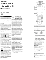 Sony CMT-FX200 Instrucțiuni de utilizare