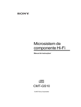 Sony CMT-GS10 Instrucțiuni de utilizare