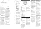 Sony CMT-FX350i Instrucțiuni de utilizare