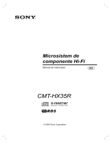 Sony CMT-HX35R Instrucțiuni de utilizare