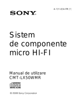 Sony CMT-LX50WMR Instrucțiuni de utilizare
