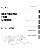 Sony DPP-FP70 Instrucțiuni de utilizare
