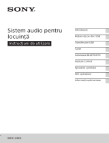 Sony MHC-V41D Instrucțiuni de utilizare