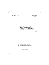 Sony MHC-EX600 Instrucțiuni de utilizare