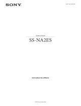 Sony SS-NA2ES Instrucțiuni de utilizare