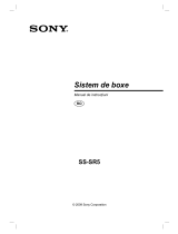 Sony SS-SR5 Instrucțiuni de utilizare