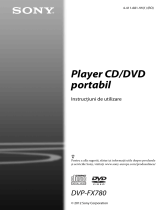 Sony DVP-FX780 Instrucțiuni de utilizare