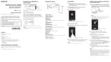 Sony NWZ-Z1060 Ghid de inițiere rapidă