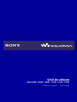 Sony NWZ-S739F Instrucțiuni de utilizare