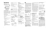 Sony NWZ-S763 Instrucțiuni de utilizare