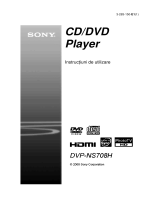 Sony DVP-NS708H Instrucțiuni de utilizare