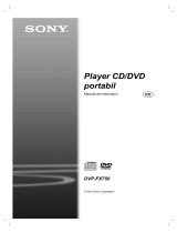 Sony DVP-FX750 Instrucțiuni de utilizare