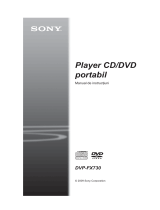 Sony DVP-FX730 Instrucțiuni de utilizare