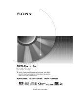 Sony RDR-HX1080 Instrucțiuni de utilizare
