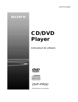 Sony DVP-PR30 Instrucțiuni de utilizare