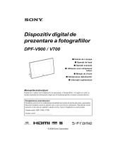 Sony DPF-V700 Instrucțiuni de utilizare