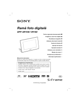 Sony DPF-VR100 Instrucțiuni de utilizare