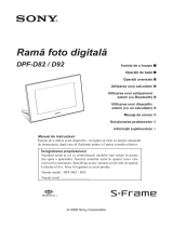 Sony DPF-D92 Instrucțiuni de utilizare