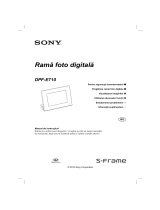 Sony DPF-E710 Instrucțiuni de utilizare