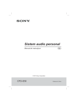 Sony CFD-S50 Instrucțiuni de utilizare