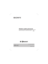 Sony SRS-X2 Ghid de inițiere rapidă