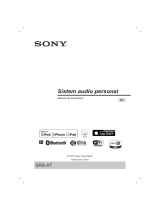 Sony SRS-X7 Instrucțiuni de utilizare