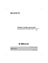 Sony SRS-X5 Ghid de inițiere rapidă