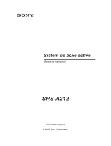 Sony SRS-A212 Instrucțiuni de utilizare