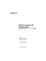 Sony RDP-XF100iP Instrucțiuni de utilizare