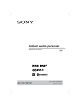 Sony ZS-RS70BTB Instrucțiuni de utilizare