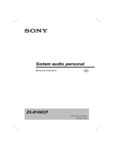 Sony ZS-R100CP Instrucțiuni de utilizare