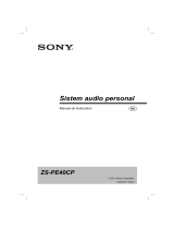 Sony ZS-PE40CP Instrucțiuni de utilizare