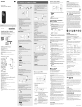 Sony ICD-PX470 Instrucțiuni de utilizare