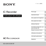 Sony ICD-UX512 Instrucțiuni de utilizare
