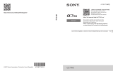 Sony ILCE-7RM3 Instrucțiuni de utilizare