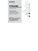Sony ICD-SX57 Instrucțiuni de utilizare