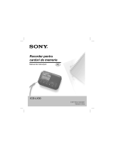 Sony ICD-LX30 Instrucțiuni de utilizare
