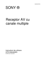 Sony STR-DA2400ES Instrucțiuni de utilizare