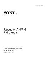 Sony STR-DH100 Instrucțiuni de utilizare