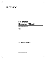 Sony STR-DA1500ES Instrucțiuni de utilizare