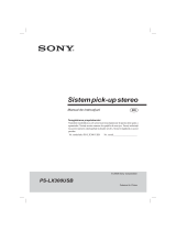 Sony PS-LX300USB Instrucțiuni de utilizare