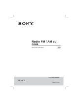 Sony ICF-C1T Instrucțiuni de utilizare