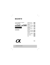 Sony DSLR-A560L Instrucțiuni de utilizare