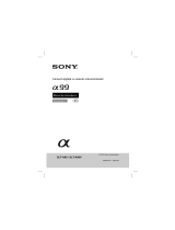 Sony SLT-A99 Instrucțiuni de utilizare