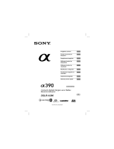 Sony DSLR-A390Y Instrucțiuni de utilizare