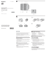 Sony SAL2875 Instrucțiuni de utilizare